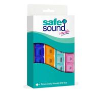 Safe+Sound 4 Times Daily Weekly Pill Box
