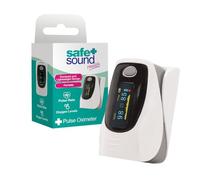 Safe & Sound Health Fingertip Pulse Oximeter - Oxygen Saturation & Pulse Rate Monitor - Compact, Portable and Easy to Use - For Adults