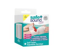 Safe & Sound Health Self Fasten Adjustable Bandage - Reusable Compression Wrap for Joints & Muscles - No Tape or Pins Required - Washable Support Bandage for Sprains, Strains & Injuries - One Size