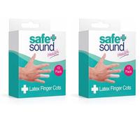 Safe + Sound Latex Finger Cot 12 Assorted Sizes (Pack of 2)
