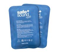 Safe + Sound Mini Hot & Cold Gel Packs - 2 Pack | Reusable Pain Relief for Swelling, Aches, Bruises | Freezer & Microwave Friendly