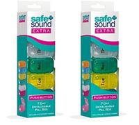 Safe & Sound Pop-Open 7 Day Pill Box (Pack of 2)