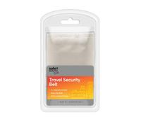 Safe & Sound Travel Security with Adjustable Strap and Two Large Zippered Compartments for Valueables Money Belt, 20 cm, White