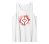 Safe Space Mental Health Awareness Heart Brain S Tank Top