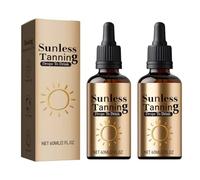Safe Sunless Tanning Drops to Add to Beverages for Fast Natural Color on Skin Without Harm for Body and Face Safely Acting