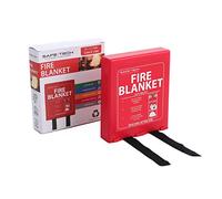 SAFE TECH Fire Blanket in Box for Kitchen,Home,Cars,1m x 1m