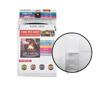 Safe-Tech Fire Pit Mat 24" / 60Cm Round Fireproof Grill Mat (4 Layers)