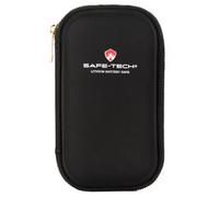 Safe-Tech Fireproof Power Bank Case 20X11X6Cm Black Silicone Fibreglass Eva Lithium Battery Storage Bag Ul94 5Va Rated