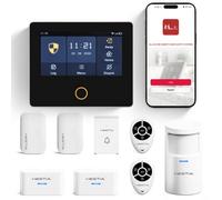 Safe-Tech Hestia St-400-Bun Smart Home Security Kit With 4.3 Inch Touch Screen, Wifi Hub, 200 Sensor Capacity, Alexa Google Compatible