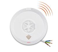 Safe-Tech Mains Powered Interlinked Heat And Carbon Monoxide Alarm 2 In 1 Kitchen Alarm With 10 Year Battery Bs En Certified