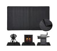 Safe-Tech Nfpa 701 Tested Fire Resistant Floor Mat 24 In X 42 In - Heat Resistant Fire Place Floor Mat Up To 550 Degrees Celsius