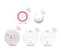 SAFE-TECH Radio Interlinked Fire Alarm Kit for Deaf & Hard of Hearing