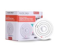 Safe-Tech Smart Air Quality Monitor & Airborne Contaminant Sensor With Management App, 10 Year Backup Battery