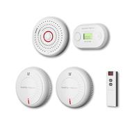 SAFE-TECH Wireless Interlinked Smoke, Heat & Carbon Monoxide Alarm Bundle