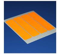 Safe-Tee ORANGE Reflective MOTORCYCLE HELMET Stickers - Complies with French Law