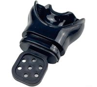 Safe Thermoplastic Silicone Mouthpiece For Scuba Diving Snorkeling Sets With Easy Heat Customization For Comfort In White Shade(Black)