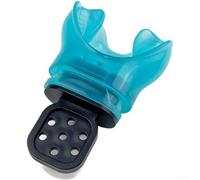 Safe Thermoplastic Silicone Mouthpiece For Scuba Diving Snorkeling Sets With Easy Heat Customization For Comfort In White Shade(Transparent Green)