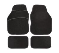 Safe Travel 27601 Universal Car Mats, Left Hand Drive (LHD), Carpet Heel, Grey Binding