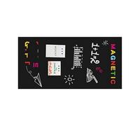 Safe Whiteboard Sticker with Reinforced Design for Smooth Writing and Easy Wipe Clean Interactive Wall Panel Set Comes with Letters Numbers Hooks and Wet Chalk for Creative Play Chalkboard