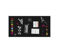 Safe Whiteboard Sticker with Reinforced Design for Smooth Writing and Easy Wipe Clean Interactive Wall Panel Set Comes with Letters Numbers Hooks and Wet Chalk for Creative Play Chalkboard