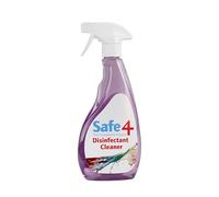 Safe4 Professional Surface Disinfectant Cleaner Ready to Use - Safe for Pets - Ideal for Home, Animal, Bird & Pet Cages & General Commercial Office Cleaning (500 ml (Pack of 1), Lavender)