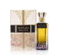 Safeer Al Oud Eau de Parfum 100ml for Men, Warm Oud, Golden Amber & Soft Spices Arabic Oriental Fragrance