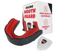 SafeGrin Pro Mouthguard for Boxing, Essential Shock Absorbing Boxing Equipment, Custom Fit for Youth, Ideal Mouth Guard for Boxing, MMA, Muay Thai and More, Adults