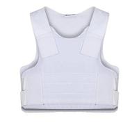 SafeGuard Clothing Cotton Carrier Body Armour Bulletproof Vest Level II Stab Proof, Spike & Covert Vest (White)
