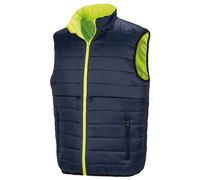 Safeguard Reversible Soft Padded Safety Gilet Result Yellow 4XL