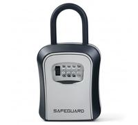 Safeguard Shackle Key Safe Lock Box Hangable Police Approved KeyBox Alloy body Secure Combination Padlock outdoor Key hider for Airbnb, Home, Garage, Office, waterproof & Durable 95 X 171 X 43