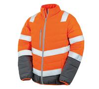 Safeguard Soft Padded Safety Jacket Result Orange L