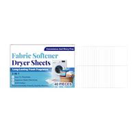 Safeguards Laundry Softener Sheets, 40 Count Gentle, Softening Cleaning Sheets, Washing Machine Laundry Detergent Sheet for Odor Removal Pet Hair Washing Machine Household Fabric Freshness Care