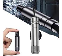 Safehammer Glass Breaker, Car Safety Hammer, Safe Hammer Glass Breaker, Car Emergency 2-in-1 Window Breaker & Seat Belt Cutter, Vehicle Escape Tool, Automotive Interior Safety Products (Silver)