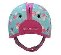 SafeheadBABY Award-Winning Soft Infant Head Protector for Crawling and Walking Expandable Lightweight Baby Safety Helmet 7-24 Months (Head Circ. 40-52 cm) - Mushroom Mint