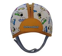 SafeheadBABY Award-Winning Soft Infant Head Protector for Crawling and Walking Expandable Lightweight Baby Safety Helmet 7-24 Months (Head Circ. 40-52 cm) - Cars Orange
