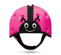 SafeheadBABY Soft Baby Head Protector Helmet for Crawling and Walking 7-24 Months - Ultra-Lightweight & Breathable Infant Safety Helmet That Grows with Your Baby (Head Circ. 40-52 cm) - Ladybird Pink