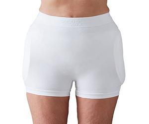 SAFEHIP AirX Unisex Hip Protector Undergarment - Fall Prevention Hip Support for Elderly - Senior Safety - No Fall Fear by TYTEX (Medium, White)