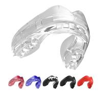 SAFEJAWZ Clear Mouth Guard for Braces, One Size Gum Shield with Case