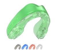 SAFEJAWZ Earth Mouth Guard, Elements Dual Layer Adult Gum Shield with Case