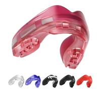 SAFEJAWZ Ice Pink Mouth Guard for Braces, One Size Gum Shield with Case