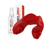 SAFEJAWZ Sports Braces Mouthguard/Gum Shield and Cleaner Spray Bundle
