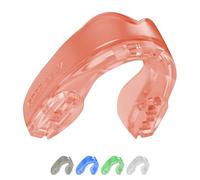 SAFEJAWZ Sports Mouth Guard, Dual Layer Premium Protection Adult and Junior Gum Shield with Case for Boxing, MMA, Rugby, Martial Arts, Judo and All Contact Sports (Fire, Junior (up to 11))