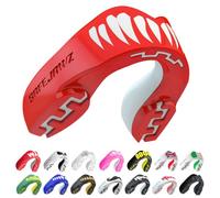 SAFEJAWZ Viper Mouth Guard, Adult Dual Layer Gum Shield with Case