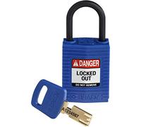SafeKey Compact Padlock, 33mm x 67mm x 19mm, Blue