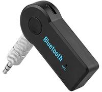 SAFEKOM| Car Wireless Bluetooth, Wireless Car Bluetooth Adapter, Bluetooth Transmitter 3.5mm Music Adapter, Bluetooth Receiver for Car and Home Stereo.