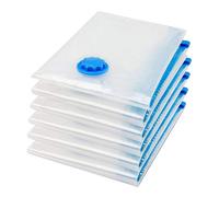 Safekom Storage Vacuum Bags, Small 10x 70x50cm, Premium Jumbo 10 Pack Vacuum Reusable Space Saver Save 80% Storage Space Strong Vacuum Compressed Seal and Leak Valve 10pcs