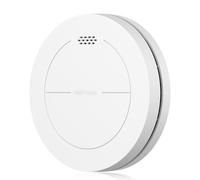 Safeliveo Wireless Interlinked Smoke Alarm for Home with 10 Year Battery Connect Up to 30 Smoke/Carbon Monoxide Detector Detector Interconnected Fire Alarm No Flashing LED for Home 1Pack