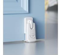 SAFELON Baby Safety Door Stopper, Childproof Door Holder to Keep Door Open, Prevents Babies& Pets from Opening The Door (2 PCS, White)