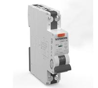 SAFEMORE FI/LS Switch 13A 30mA 1P+N Type A - RCBO Bidirectional Residual Current Device with 6kA Switching Capacity, B13 Curve B, TÜV Certification - DIN Rail, Grey