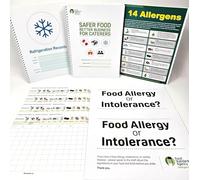 Safer Food Better Business Caterers NEW for 2025 SFBB with 13 Month Diary + Fridge Temperature Records + Allergen Pack